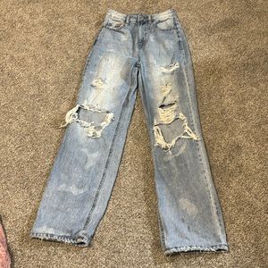high rise pacsun washes jeans